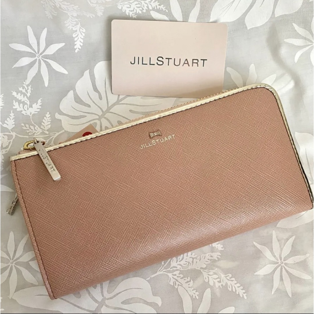 【新品】JILLSTUART L字ファスナー長財布 プリズム ピンク