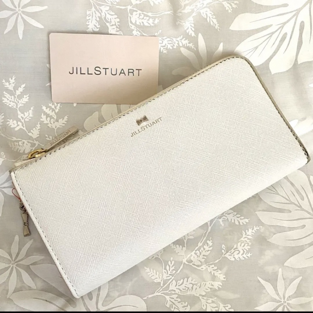 新品】JILLSTUART L字ファスナー長財布 プリズム ホワイト - 財布