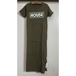 フィギュア(FIGURE)の1841 新品　INTHEHOUSE ロゴ　Tシャツ　ロングワンピース　120(ワンピース)