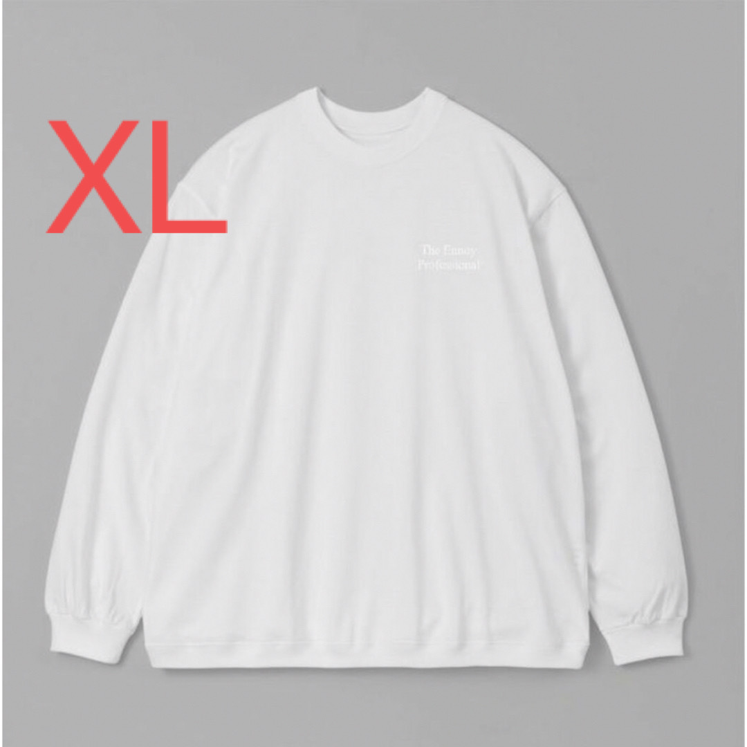 ennoy Long sleeve hem rib tee 白 XL エンノイ - Tシャツ/カットソー ...