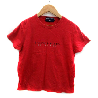 ラルフローレン(Ralph Lauren)のラルフローレン POLO SPORT Tシャツ カットソー プリント M 赤(Tシャツ(半袖/袖なし))