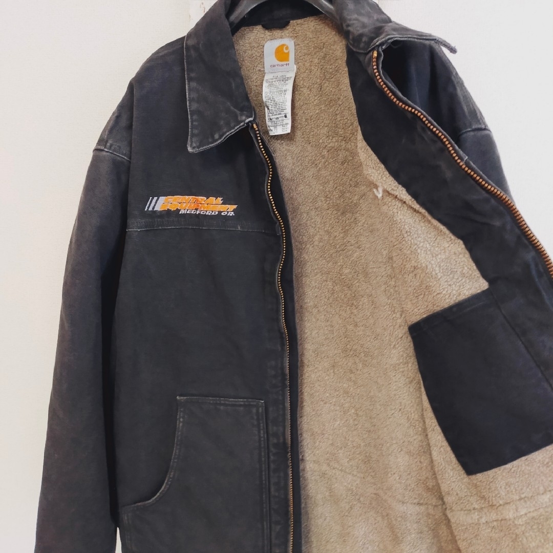 Carhartt カーハート ダックジャケット ロゴ ブラック