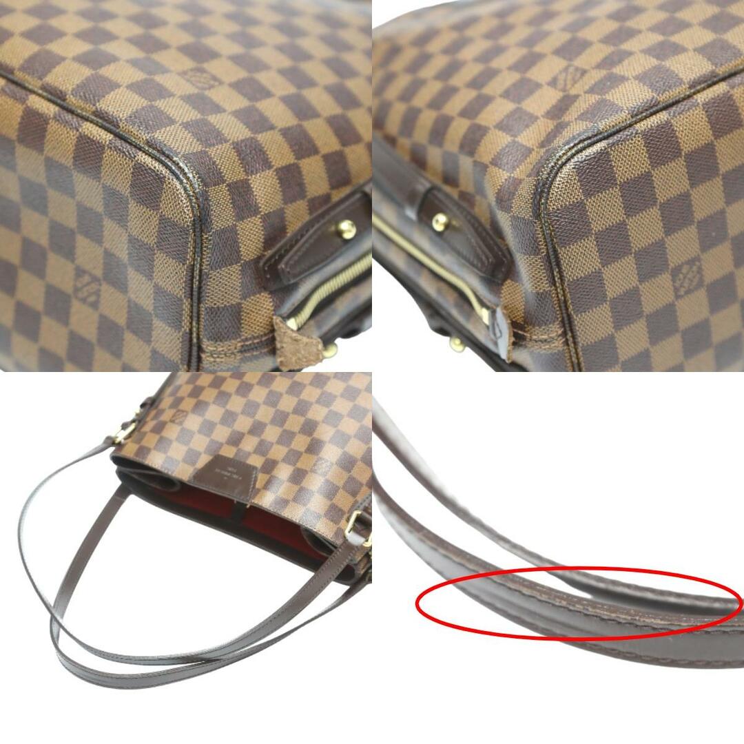 ルイヴィトン N41108 トートバッグ ブラウン  LOUIS VUITTON カバリヴィントン ダミエ エベヌ ダミエ