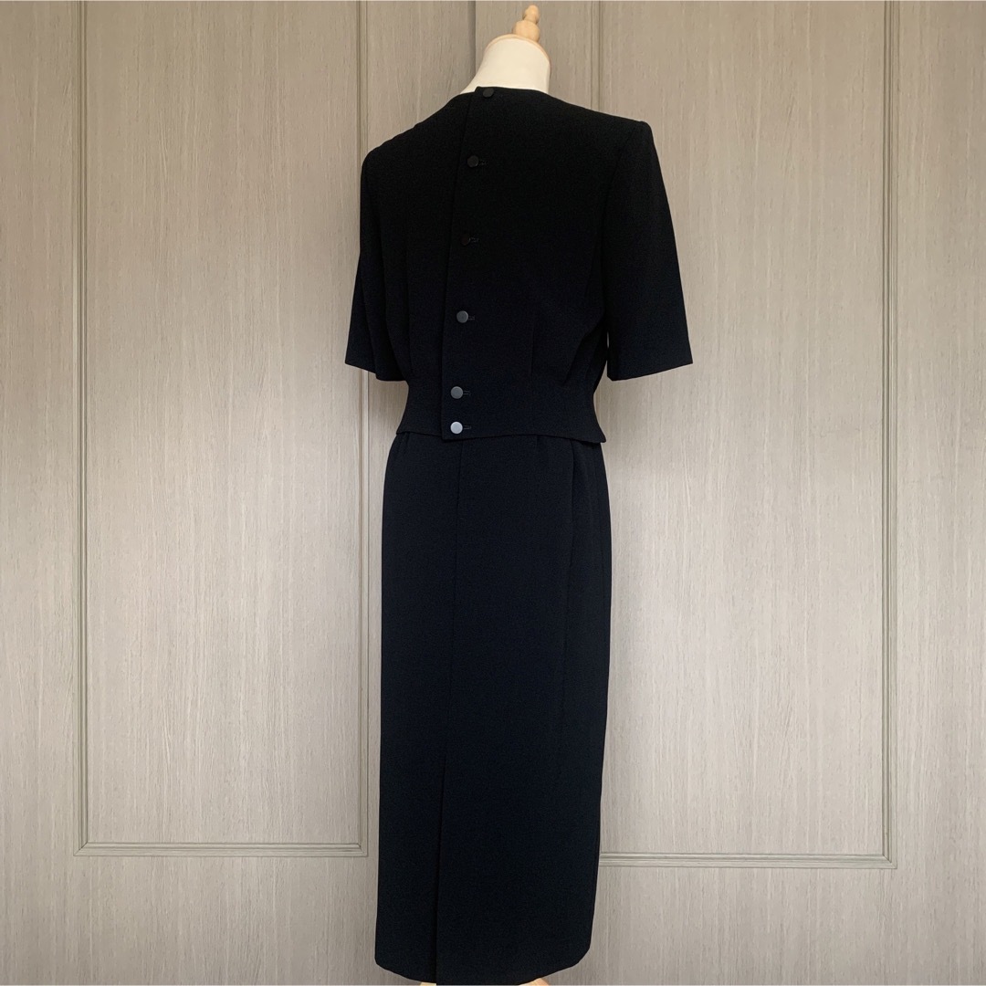 SOIR BENIR(ソワールベニール)の美品　東京ソワール　SOIR BENIR 9 ブラックフォーマル レディースのフォーマル/ドレス(礼服/喪服)の商品写真