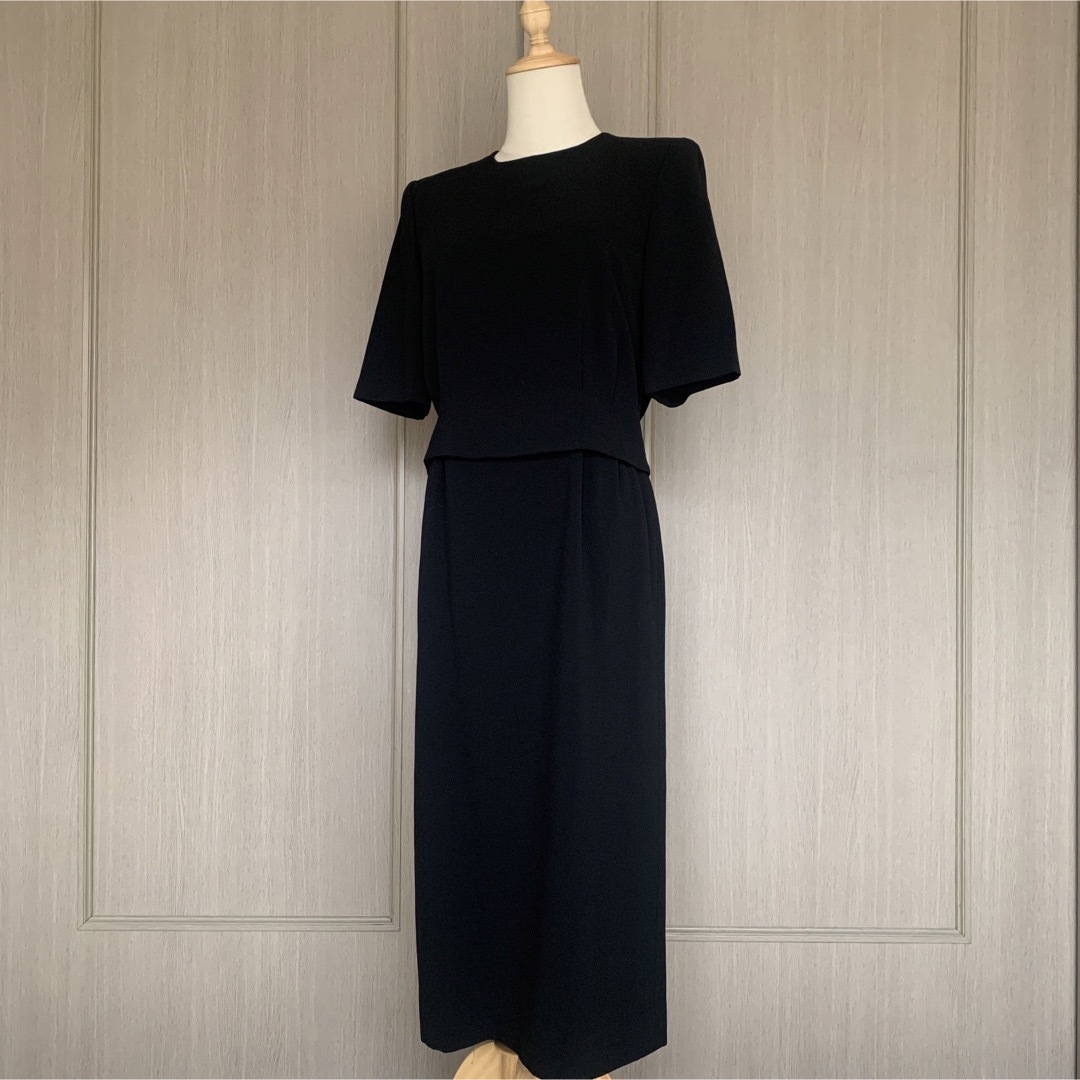 SOIR BENIR(ソワールベニール)の美品　東京ソワール　SOIR BENIR 9 ブラックフォーマル レディースのフォーマル/ドレス(礼服/喪服)の商品写真
