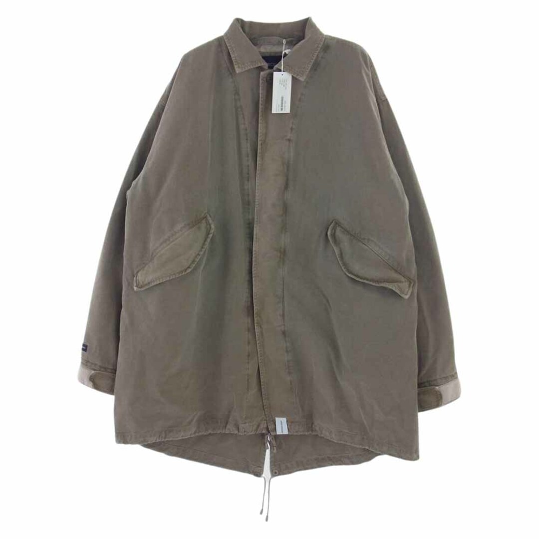 DESCENDANT(ディセンダント)のDESCENDANT ディセンダント ジャケット 18AW 182WVDS-JKM03 CRICKET TWILL JACKET クリケット ツイル ジャケット 裏地キルティング ライトブラウン系 カーキ系 ２【中古】 メンズのジャケット/アウター(その他)の商品写真