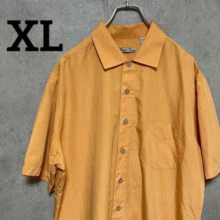 511 アロハシャツ XL オレンジ レーヨン 夏 シンプル(シャツ)