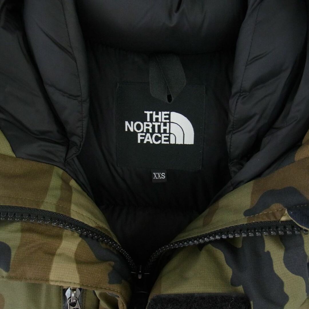 THE NORTH FACE(ザノースフェイス)のTHE NORTH FACE ノースフェイス ダウンジャケット ND91951 NOVELTY BALTRO LIGHT JACKET ノベルティー バルトロ ライト ジャケット カモフラ 迷彩 カーキ系 XXS【中古】 メンズのジャケット/アウター(その他)の商品写真