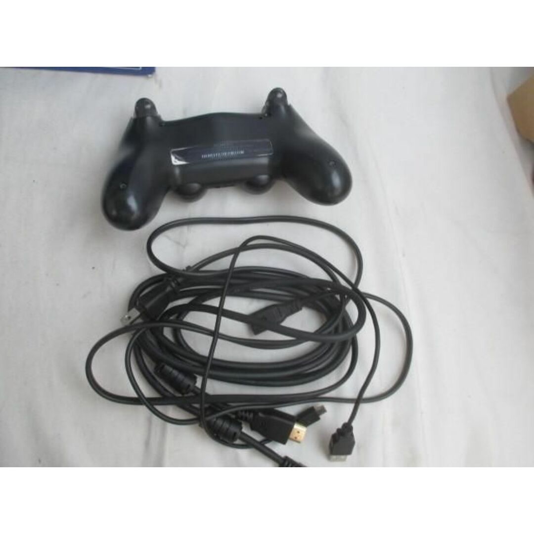 品 ゲーム PS4本体 CUH-2100A ジェットブラック 500GB コントローラー・ケーブル・箱付き 動作品