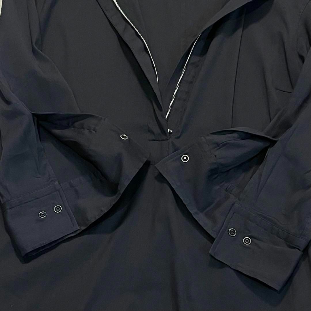 639 JIL SANDER シャツ ロング ワンピース 黒 36サイズ