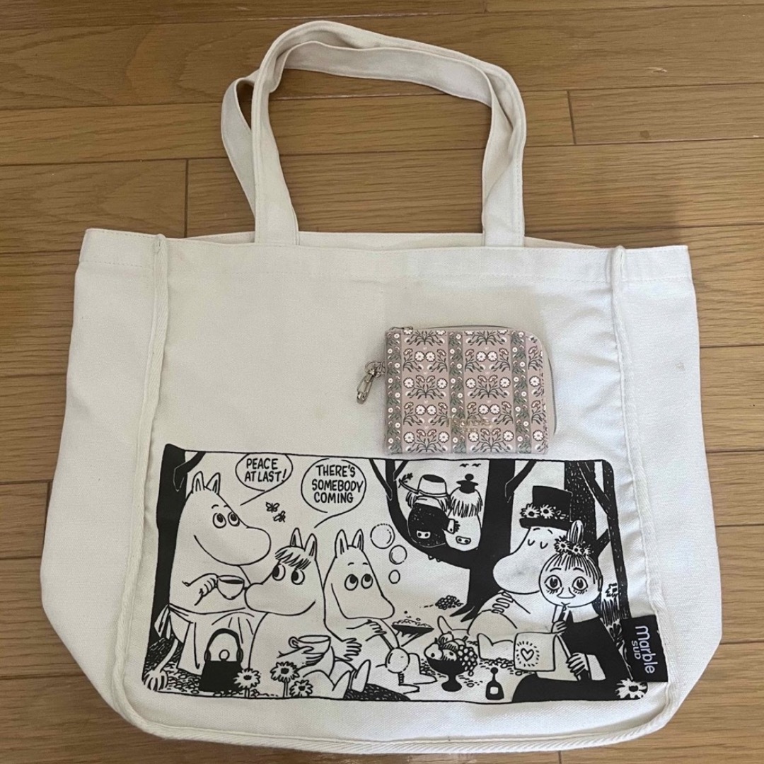 marbleSUD×MOOMIN トートバッグ ポーチ 2点セット