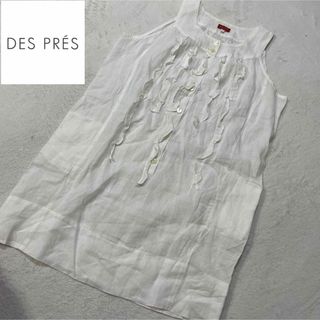 デプレ(DES PRES)のDES PRES デプレ　トゥモローランド  レディース　リネン チュニック　M(シャツ/ブラウス(半袖/袖なし))