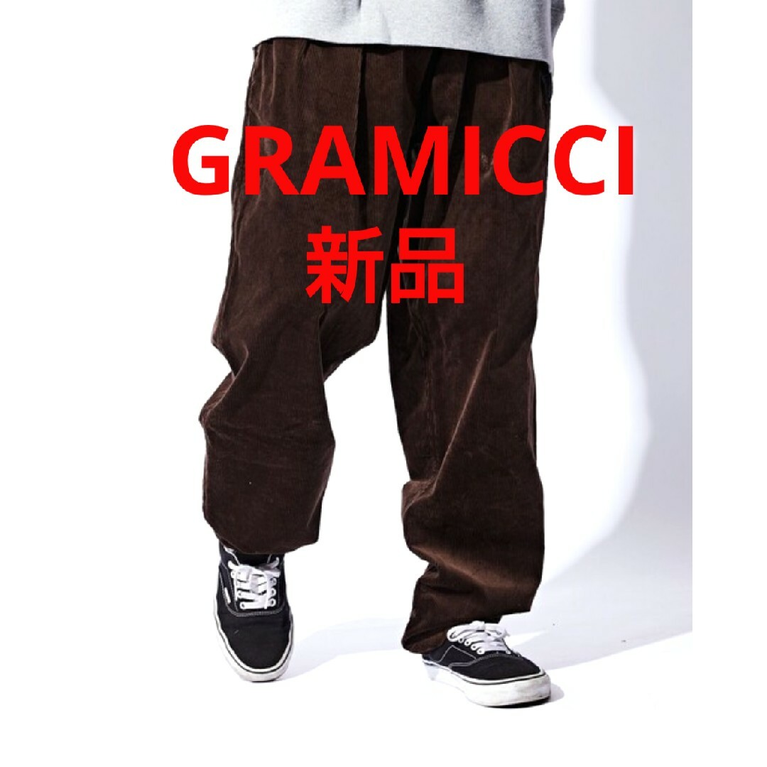 is-ness(イズネス)の新品★Gramicci is-ness コーデュロイ ルーズテードパンツ メンズのパンツ(その他)の商品写真