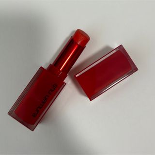 シュウウエムラ(shu uemura)の値下げ✴︎【新品未使用品】シュウウエムラ　オレンジリップ(口紅)