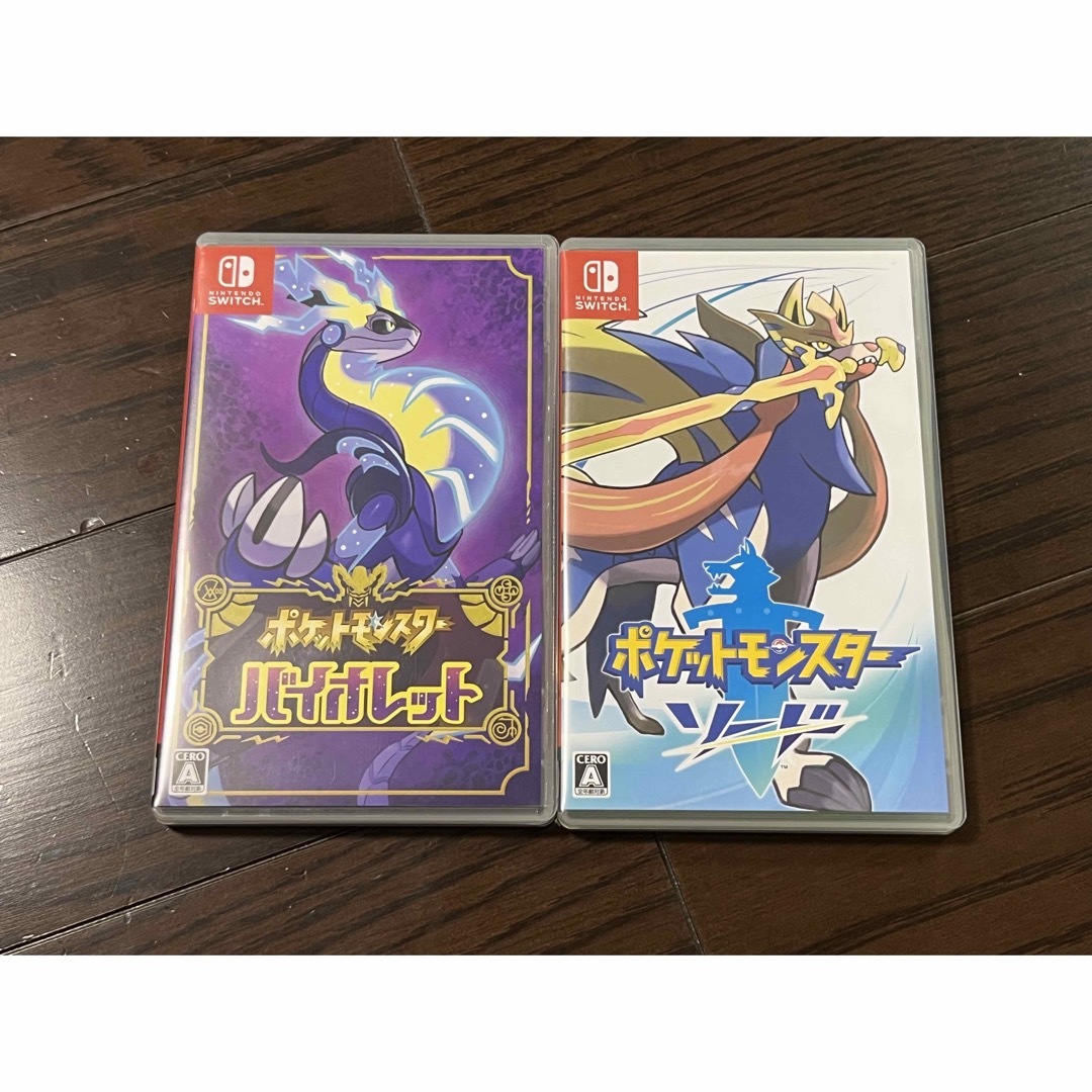 任天堂 - 【2本セット】ポケットモンスター バイオレット、ポケットモンスター　ソード