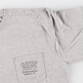 古着 ギルダン GILDAN 魚柄 バックプリント ロングTシャツ ロンT ...