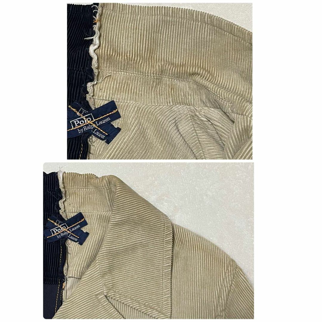 636 希少 POLO RALPH LAUREN ツートンジャケット ダブル 綿
