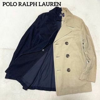 ポロラルフローレン(POLO RALPH LAUREN)の636 希少 POLO RALPH LAUREN ツートンジャケット ダブル 綿(テーラードジャケット)