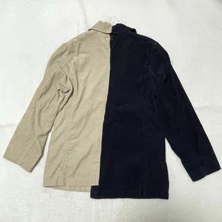 636 希少 POLO RALPH LAUREN ツートンジャケット ダブル 綿