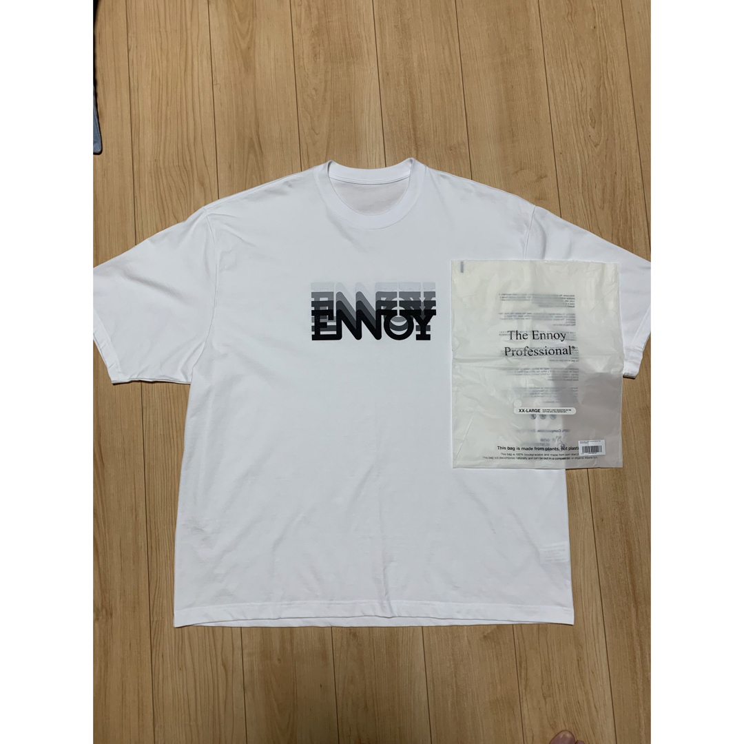 ennoy ELECTRIC LOGO GRADATION T-SHIRT