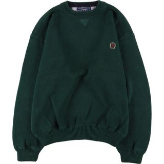 トミーヒルフィガー(TOMMY HILFIGER)の古着 90年代 トミーヒルフィガー TOMMY HILFIGER コットンニットセーター メンズXL ヴィンテージ /eaa373913(ニット/セーター)