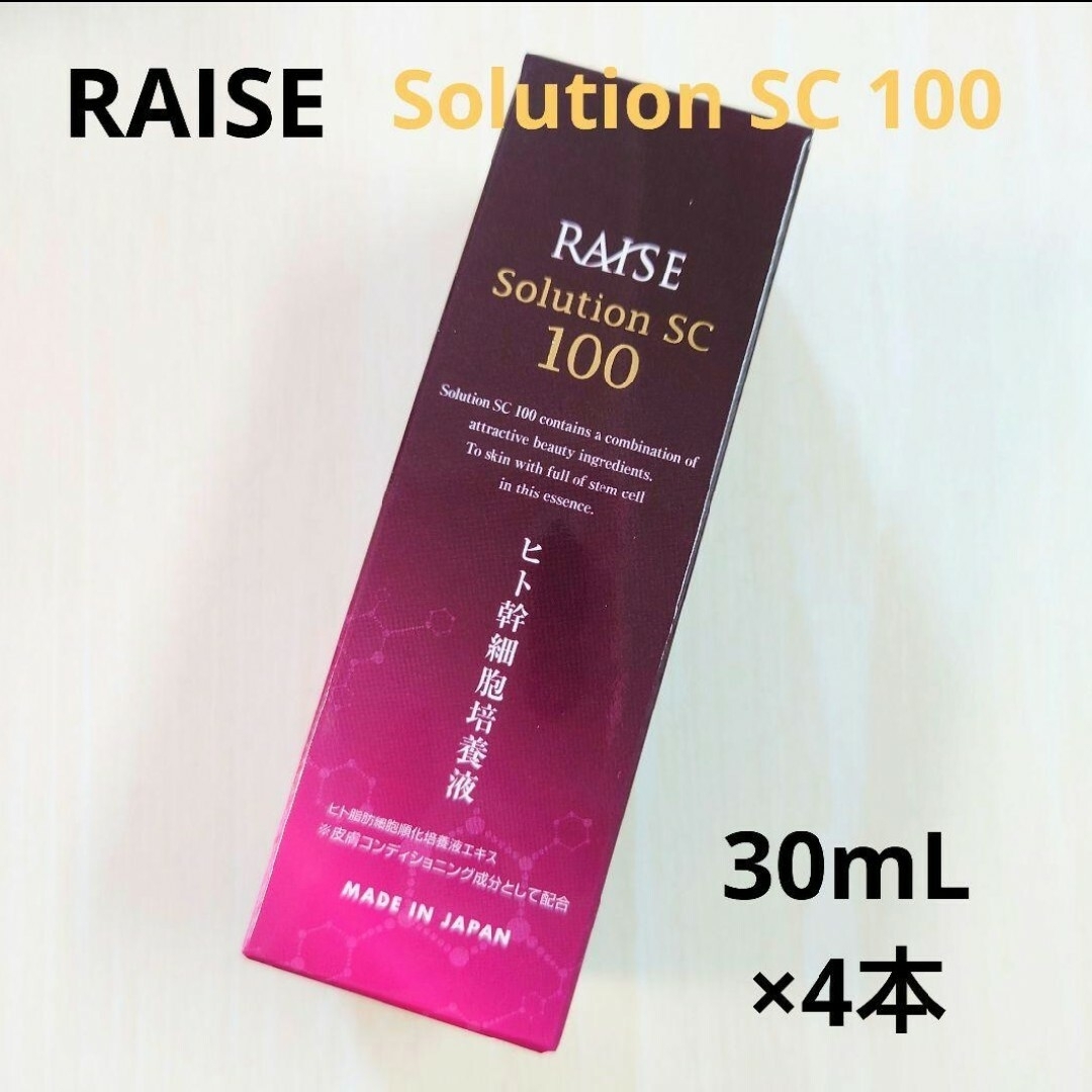 【RAISE】レイズSolutionSC100 30mL★未開封品・4本セット★