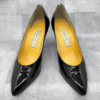 ニナリッチ(NINA RICCI)の美品☆ニナ リッチ　ハイヒール　エナメル　35 1/2(22.5)　黒(ハイヒール/パンプス)