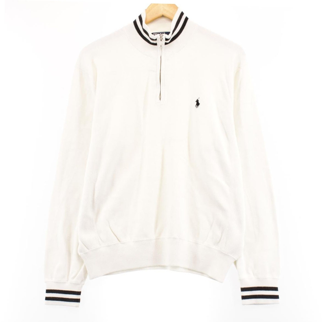 Ralph Lauren(ラルフローレン)の古着 ラルフローレン Ralph Lauren POLO by Ralph Lauren ハーフジップセーター メンズL /eaa344292 メンズのトップス(ニット/セーター)の商品写真