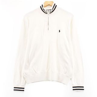 ラルフローレン(Ralph Lauren)の古着 ラルフローレン Ralph Lauren POLO by Ralph Lauren ハーフジップセーター メンズL /eaa344292(ニット/セーター)