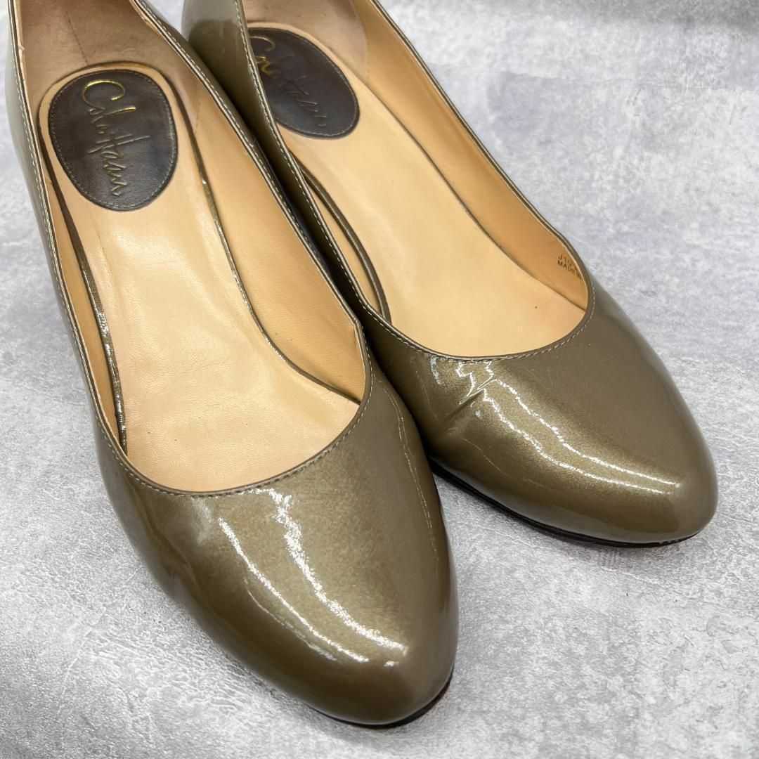 Cole Haan(コールハーン)の美品☆コール ハーン　パンプス　エナメル　7 1/2B(25)　ブラウン系 レディースの靴/シューズ(ハイヒール/パンプス)の商品写真