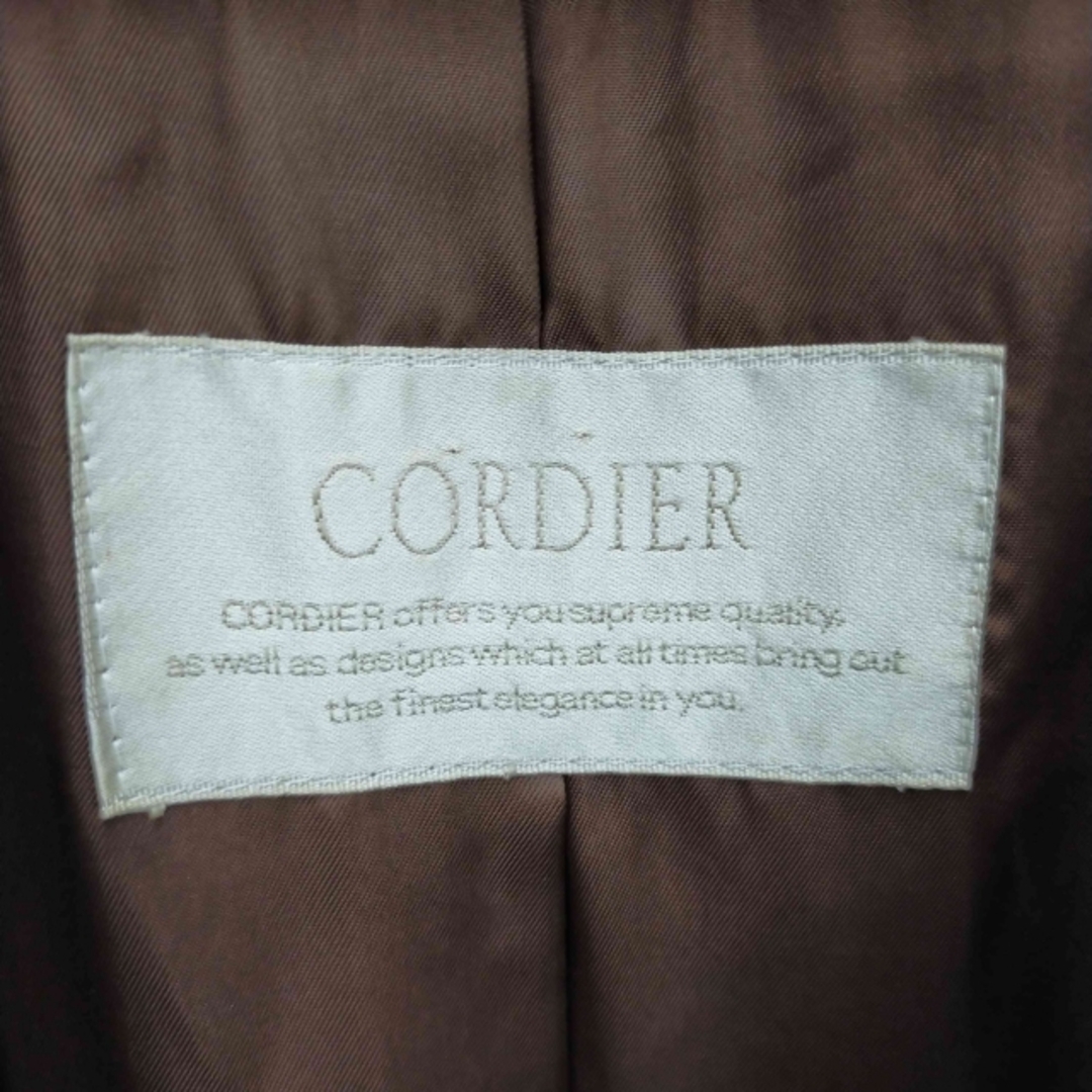 CORDIER - CORDIER(コルディア) シルク混ダブルカラーコート
