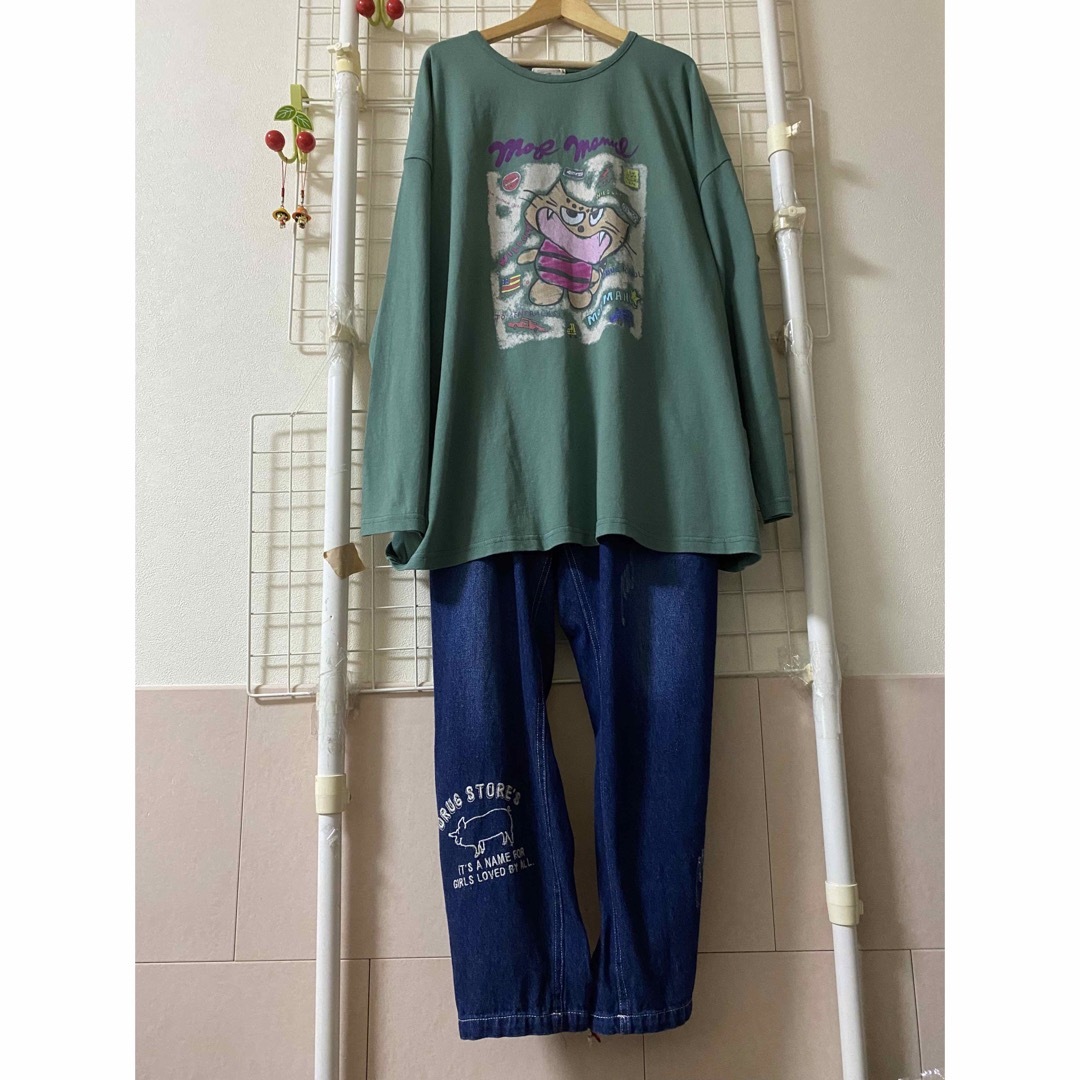 ◇ドラッグストアーズ/モフ マヌルのマヌル猫さんが可愛いTシャツ◇