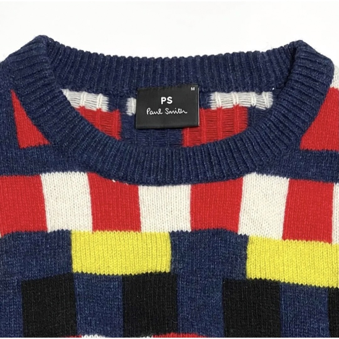 【人気】Paul Smith　ポールスミス　フロートジャガードクルーネックニット