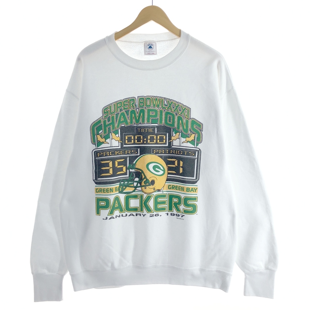 90s グリーンベイ パッカーズ NFL プリントスウェット XL アメリカ製