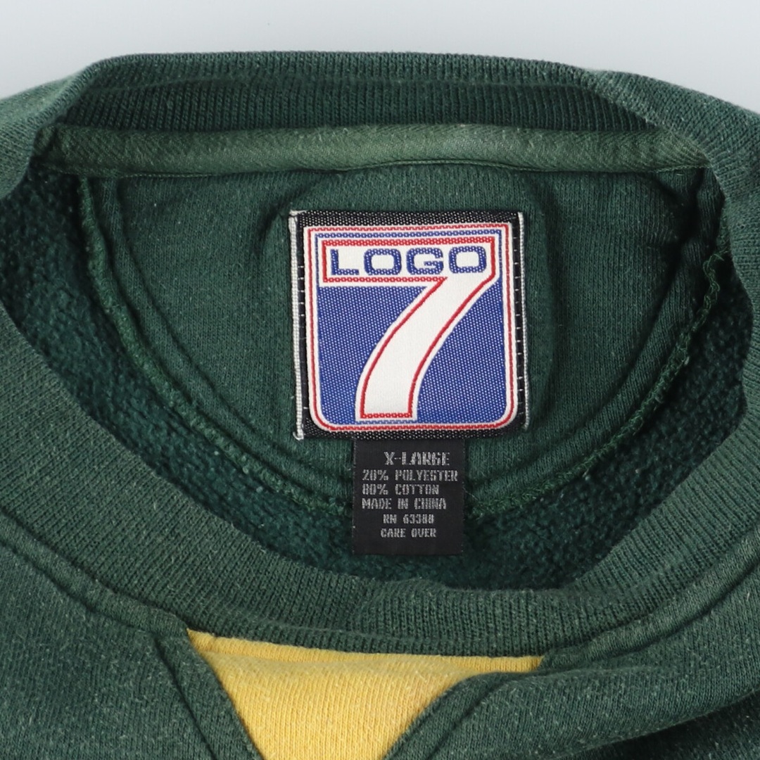 古着 LOGO7 NFL GREEN BAY PACKERS グリーンベイパッカーズ スウェットシャツ トレーナー メンズXXL /eaa372077