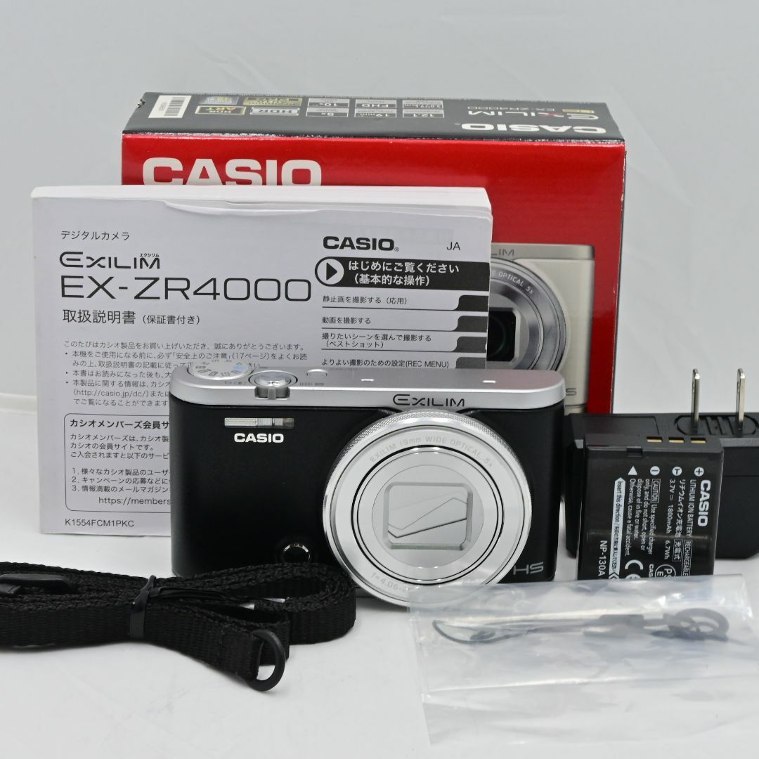 CASIO デジタルカメラ EXILIM EX-ZR4000BK