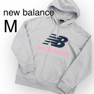 ニューバランス(New Balance)のニューバランス　パーカー　ホワイト　Mサイズ　白　アレディース　プルオーバー(パーカー)