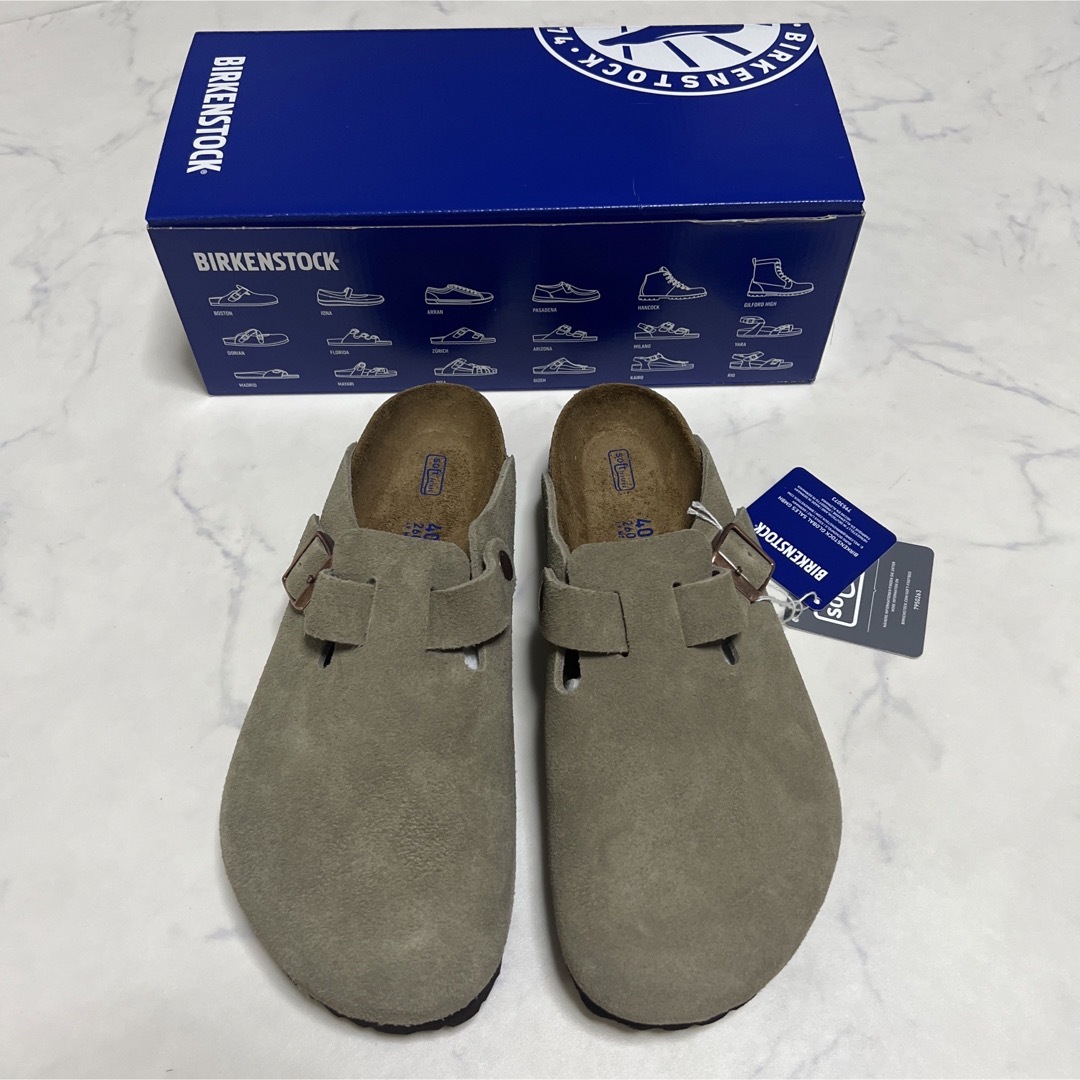 BIRKENSTOCK(ビルケンシュトック)のBIRKENSTOCK ビルケンシュトック Boston/ボストン ベージュ メンズの靴/シューズ(サンダル)の商品写真