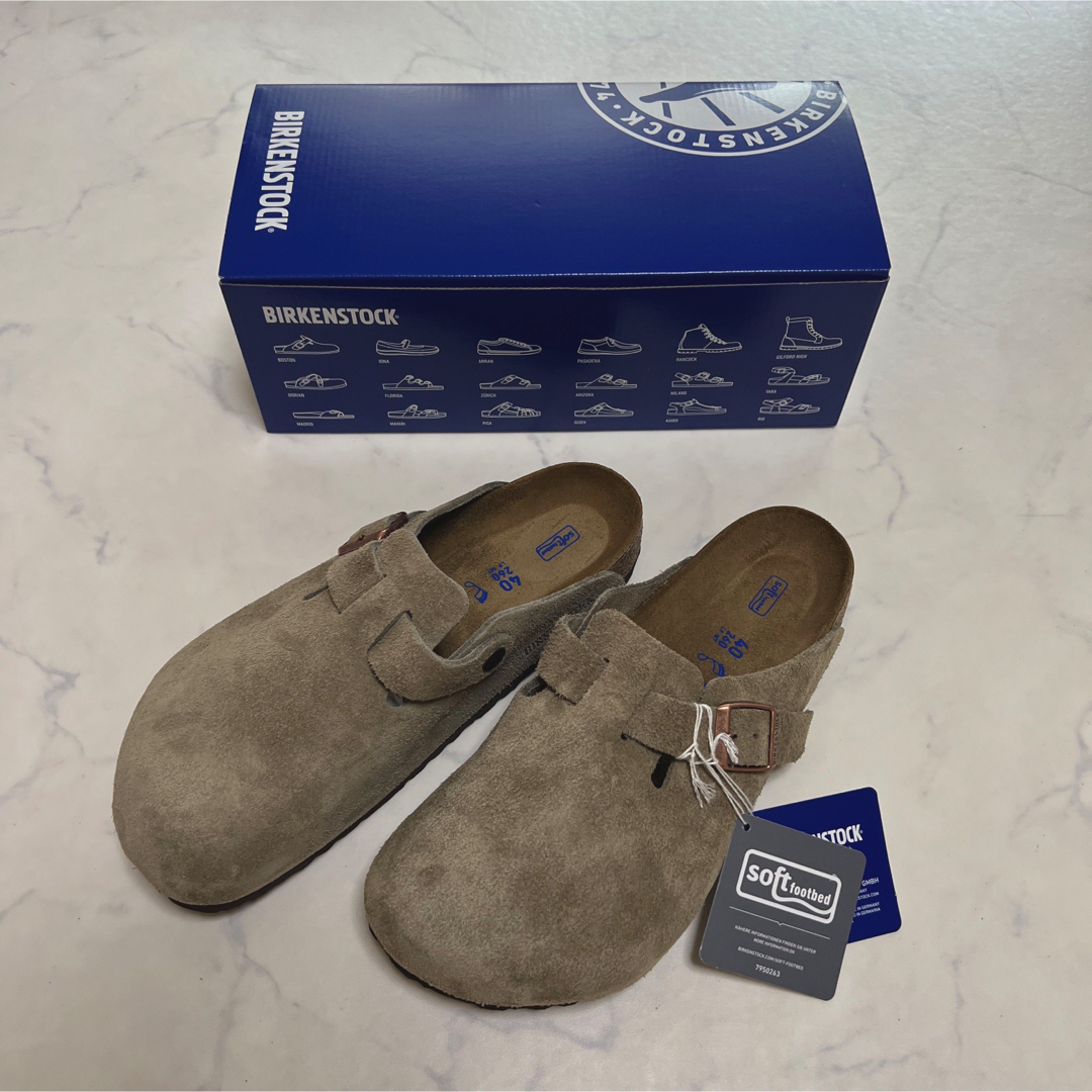 BIRKENSTOCK(ビルケンシュトック)のBIRKENSTOCK ビルケンシュトック Boston/ボストン ベージュ メンズの靴/シューズ(サンダル)の商品写真