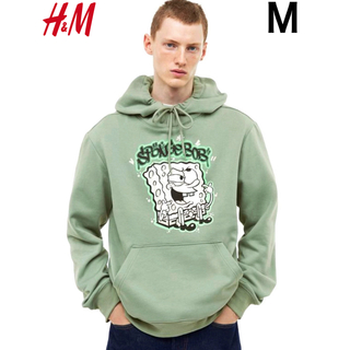 エイチアンドエム(H&M)の新品 H&M × スポンジボブ グラフィティ パーカー ディズニー M(パーカー)