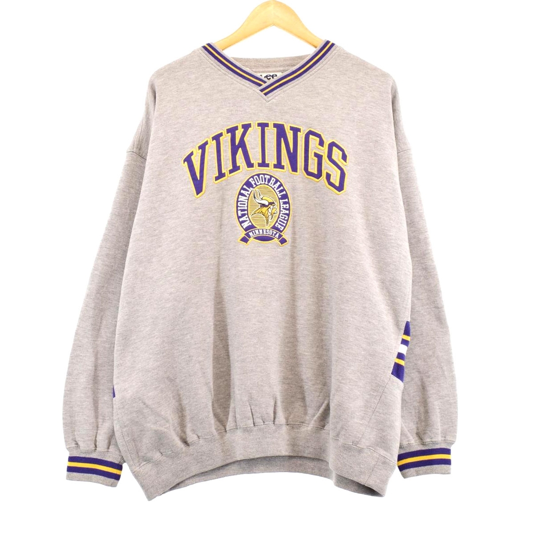 リー Lee SPORT NFL MINNESOTA VIKINGS ミネソタ バイキングス リバースウィーブタイプ スウェットシャツ トレーナー メンズXXXL /eaa353519