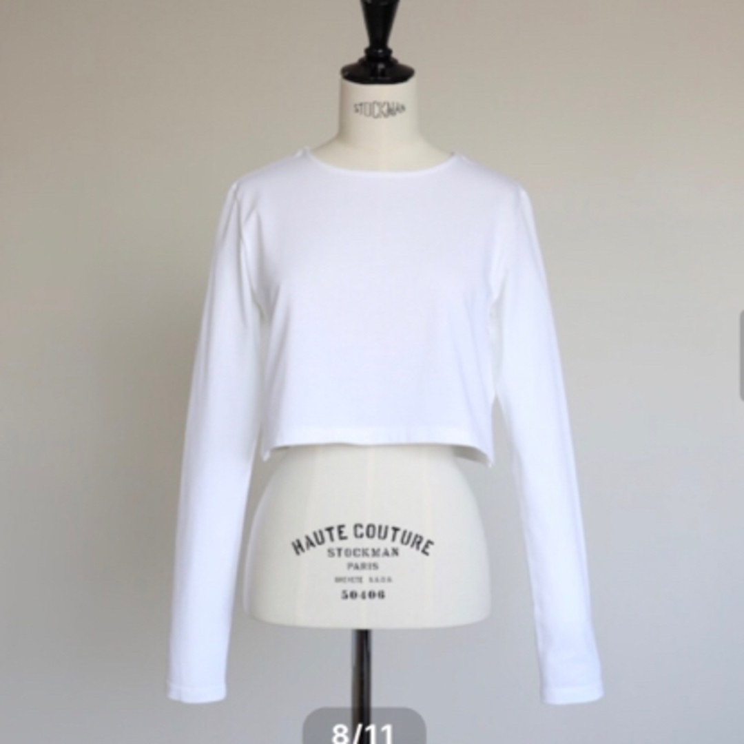 Gypsohila ジプソフィア Long Tee White-