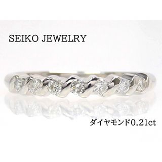 SEIKO JEWELRY セイコージュエリー Pt900 ダイヤモンド リング 0.31ct セイコージュエリー ダイヤモンドリング PT900 SEIKO