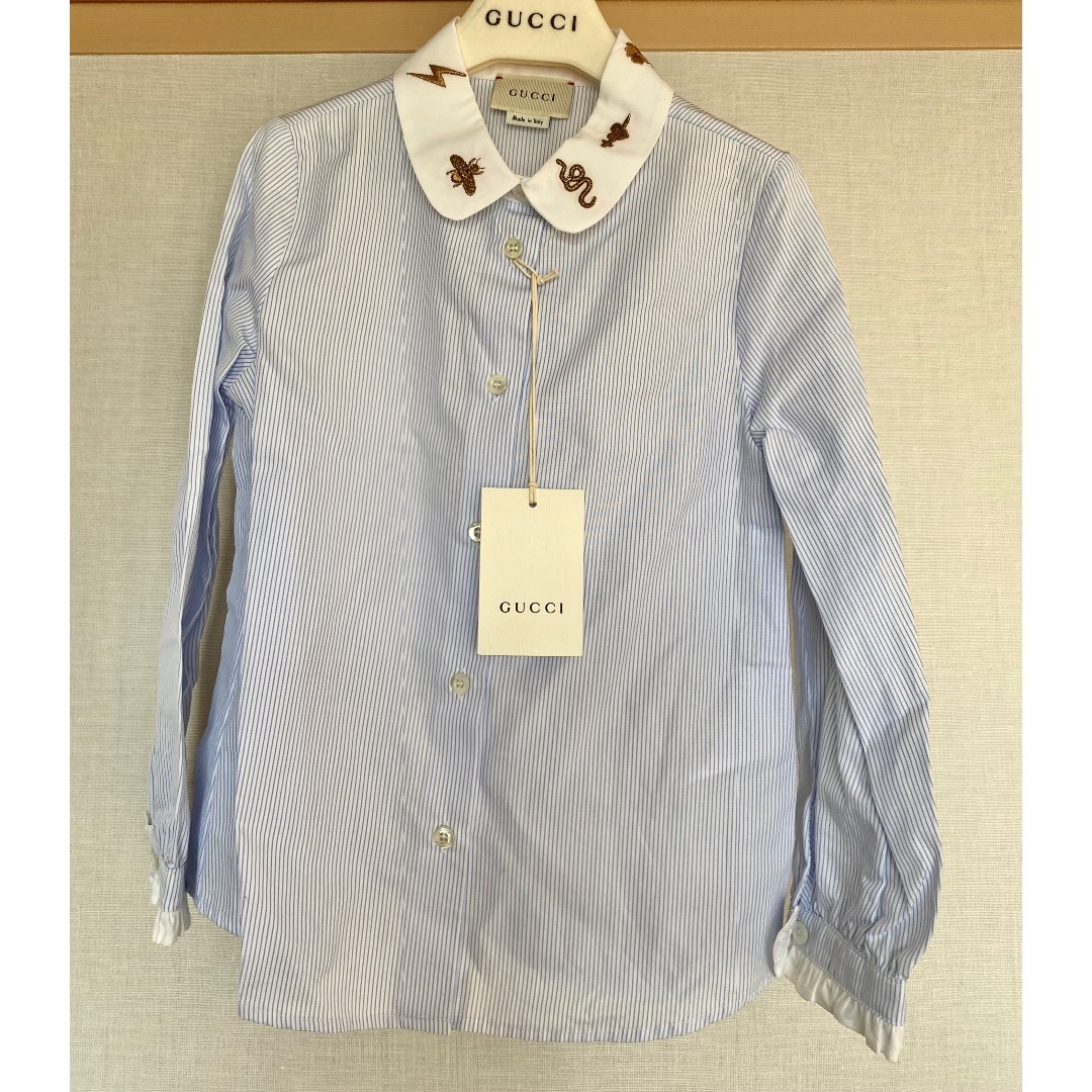 Gucci(グッチ)のGUCCIチルドレン　ブラウス　未使用 キッズ/ベビー/マタニティのキッズ服女の子用(90cm~)(ブラウス)の商品写真