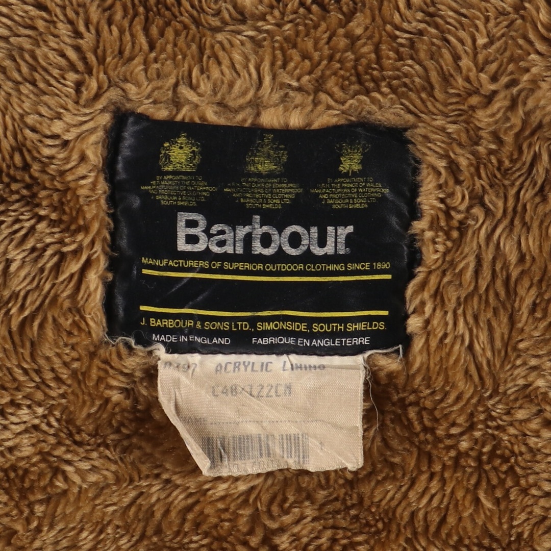 Barbour - 古着 90年代 バブアー Barbour A295 ACRYLIC LINING 旧3