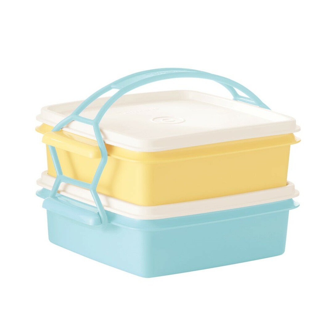 TupperwareBrands(タッパーウェア)のTupperwareスモールデュエット（弁当箱） インテリア/住まい/日用品のキッチン/食器(弁当用品)の商品写真