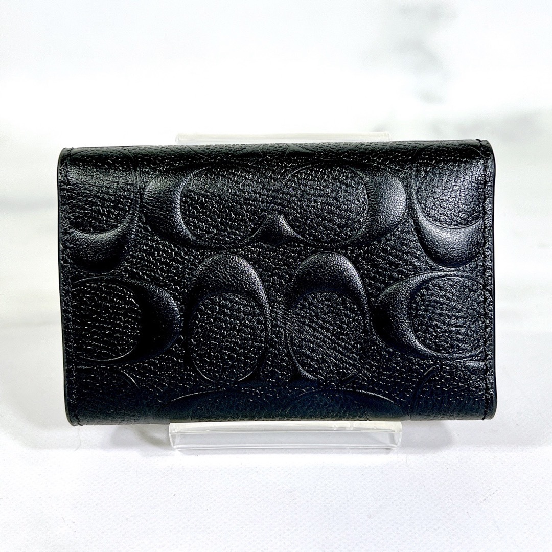 COACH - 【新品未使用】coach シグネチャー クロスグレインレザー5連