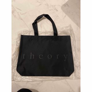 セオリー(theory)の新品　セオリー　theory 黒　エコバッグ　トートバッグ　ノベルティ (トートバッグ)