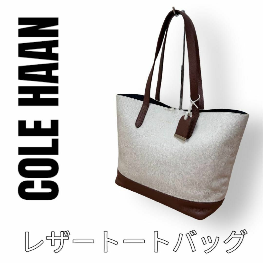 COLE HAAN コールハーン　トートバッグ　バイカラー　マルチカラー　美品