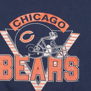90年代 NUTMEG NFL CHICAGO BEARS シカゴベアーズ スポーツプリントTシャツ USA製 メンズXL ヴィンテージ /eaa347780